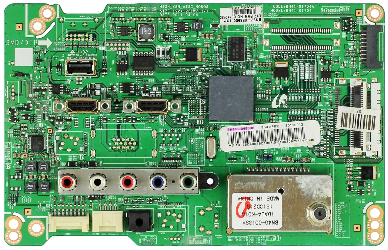 Samsung BN94-04903B Main Board for UN26D4003BDXZA
