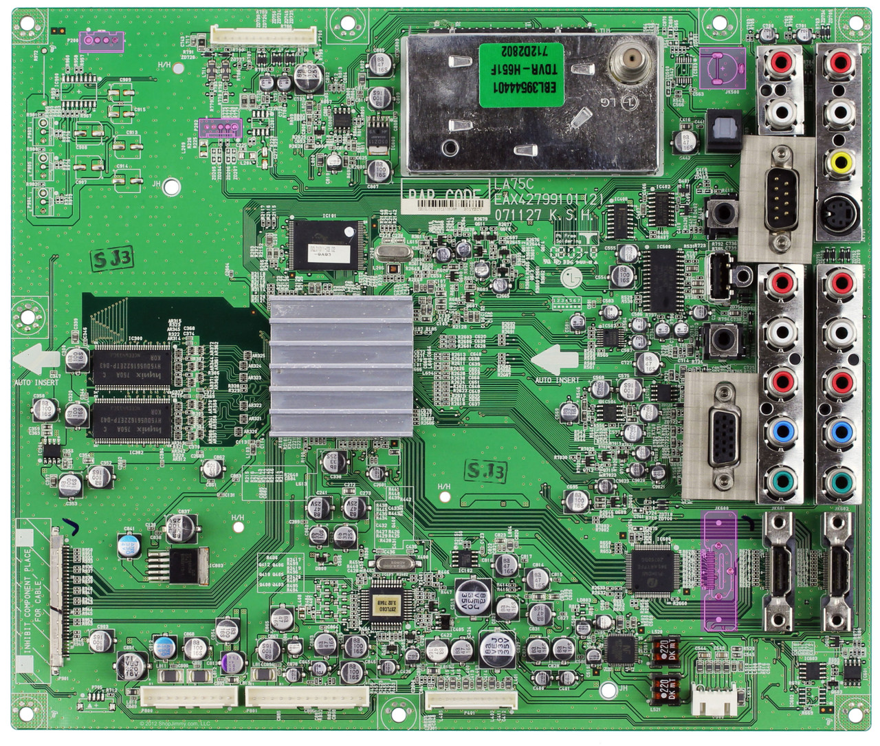LG EBU57524801 Main Board Version 2 (EAX42799101(2))