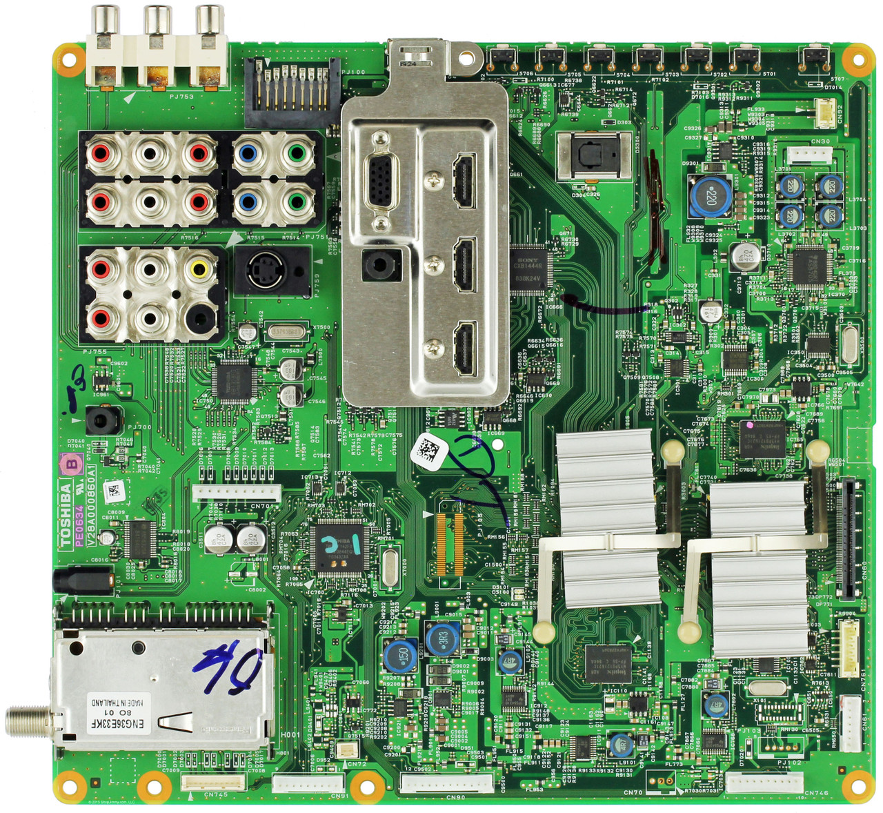 Toshiba 75013106 (PE0634B, V28A000860A1) Main Board