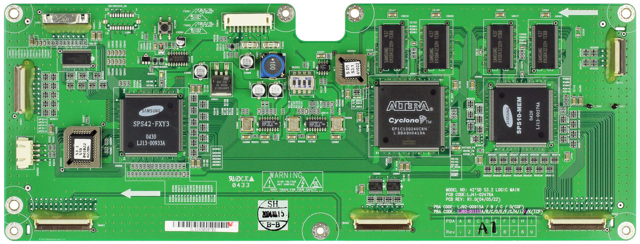 Samsung LJ92-01112J Main Logic CTRL Board