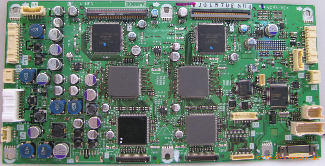 Sharp DUNTKD001UJ01 (KD001, XD001WJ) T-Con Board for LC-45GD4U