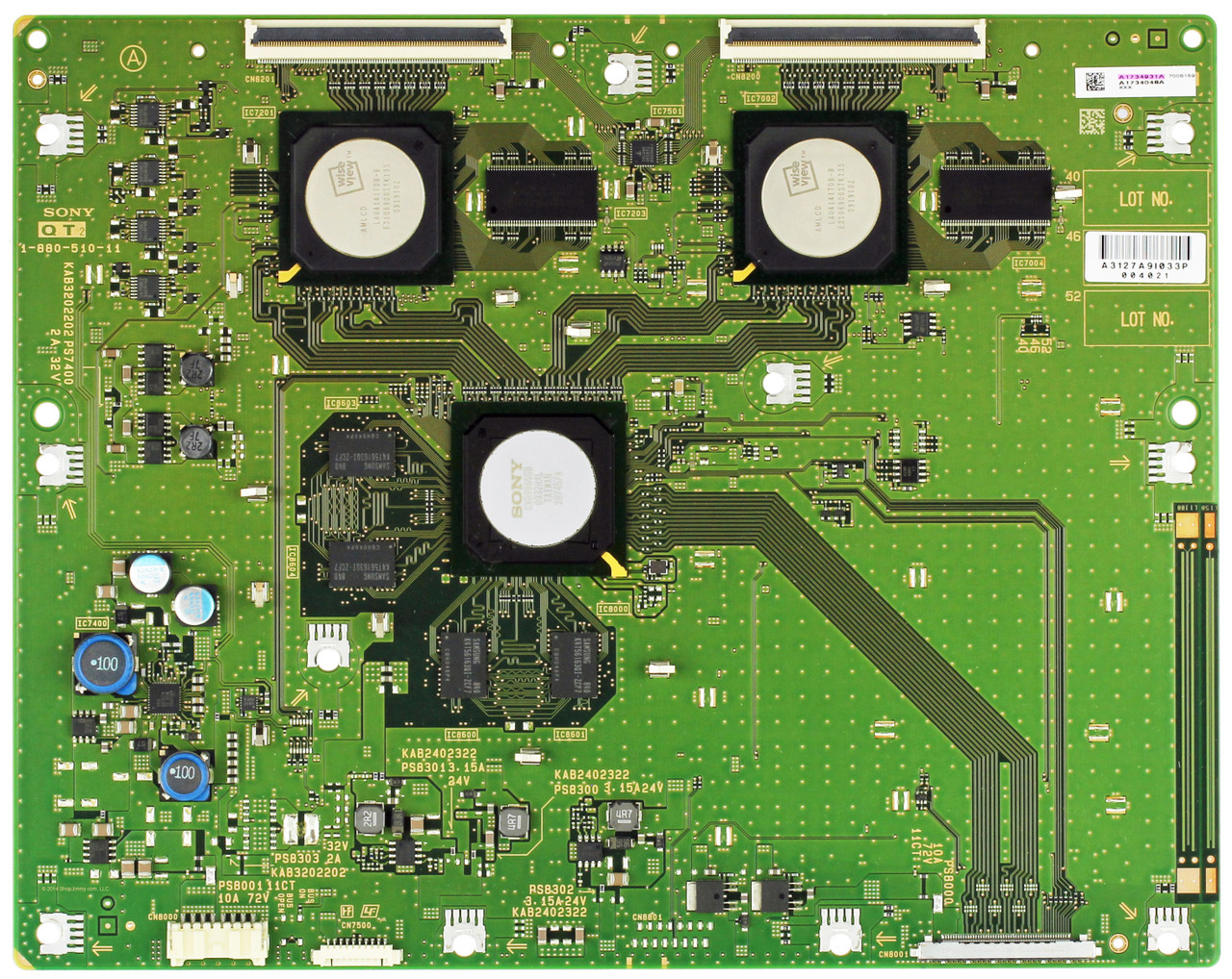 Sony A-1734-931-A (A1734931A, A1734048A, 1-880-510-11) QT2 Board for KDL-46Z5100