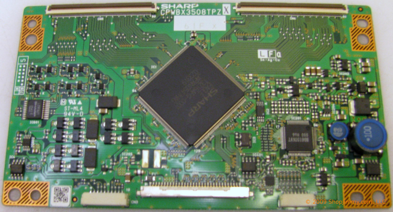 Sharp CPWBX3508TPZX T-Con Board for LC-32D50U