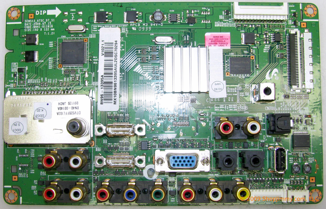 Samsung BN96-13395A Main Board for LN26B360C5DXZA