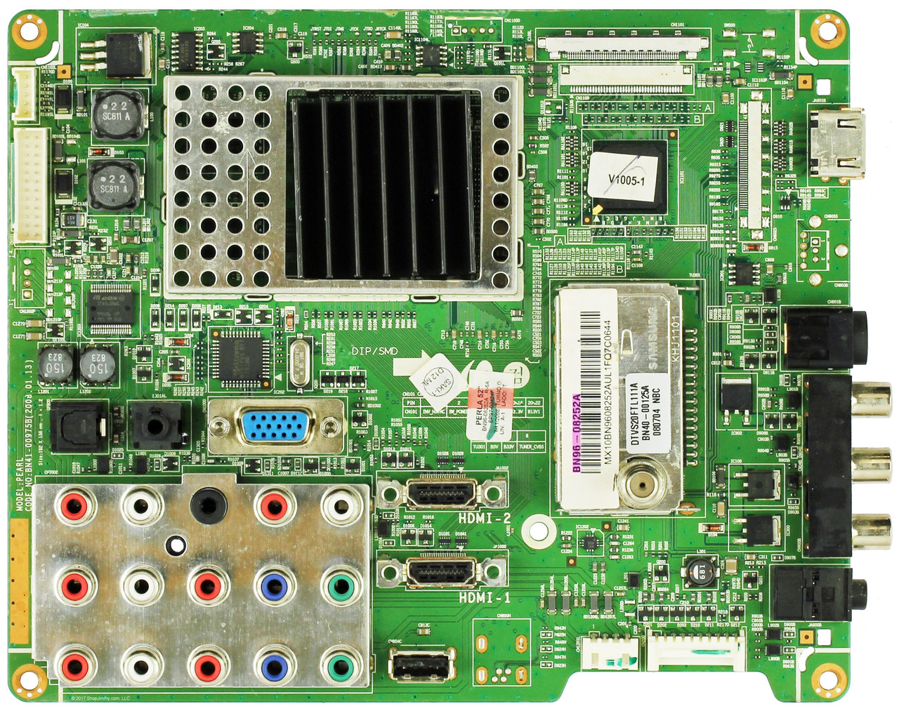 Samsung BN96-08252A Main Board for LN52A530P1FXZA