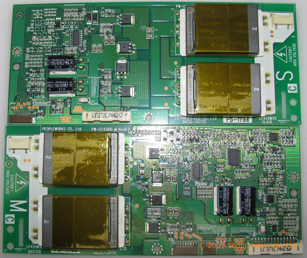 LG Philips 6632L-0371C/6632L-0372C (PW-CC42BB-M) Inverter Kit