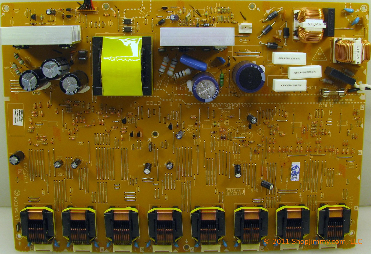 Sylvania A74G0MUT (BA71G0F01043) MUT Board