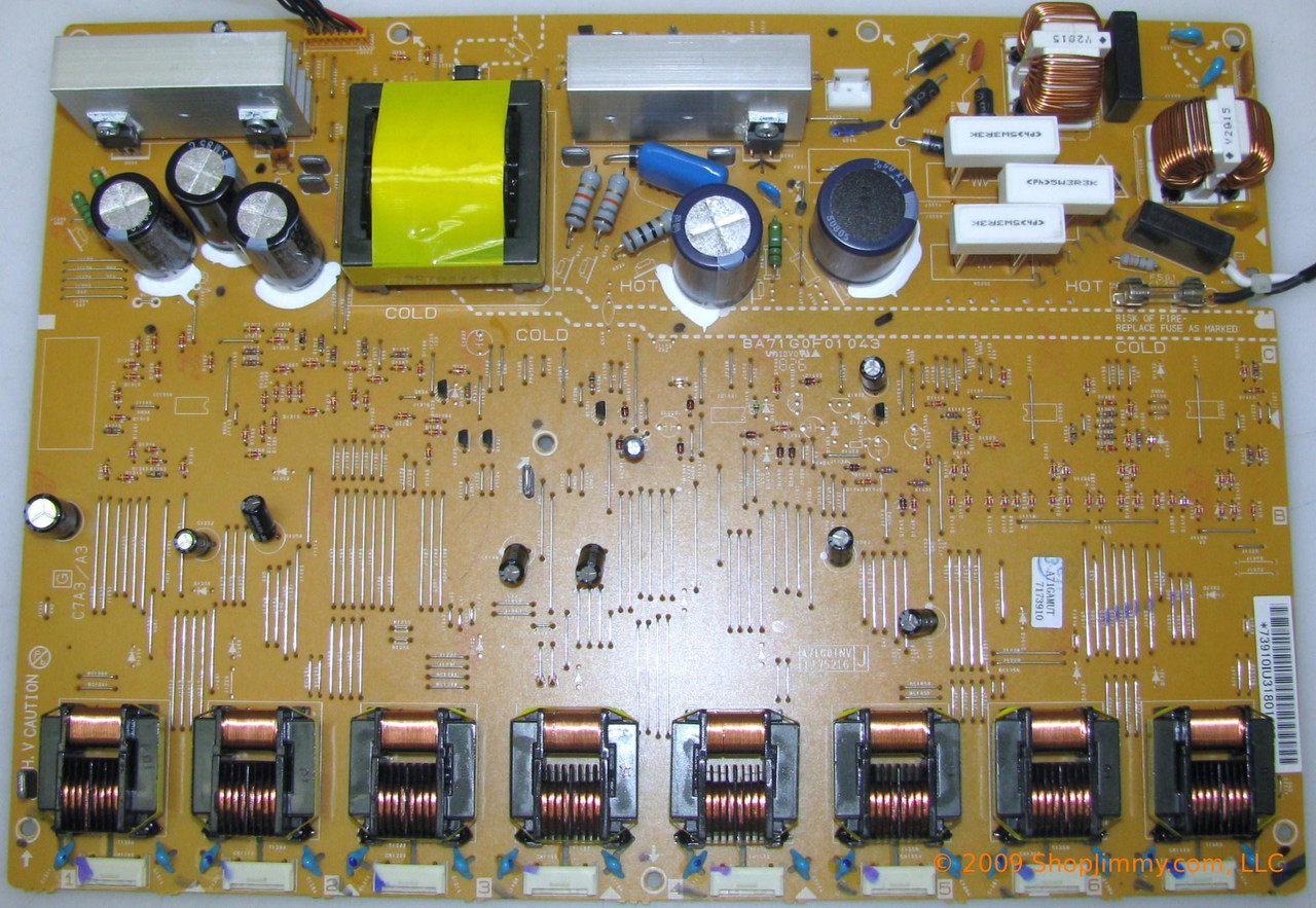Sylvania A71GAMUT (BA71G0F01043) MUT Board