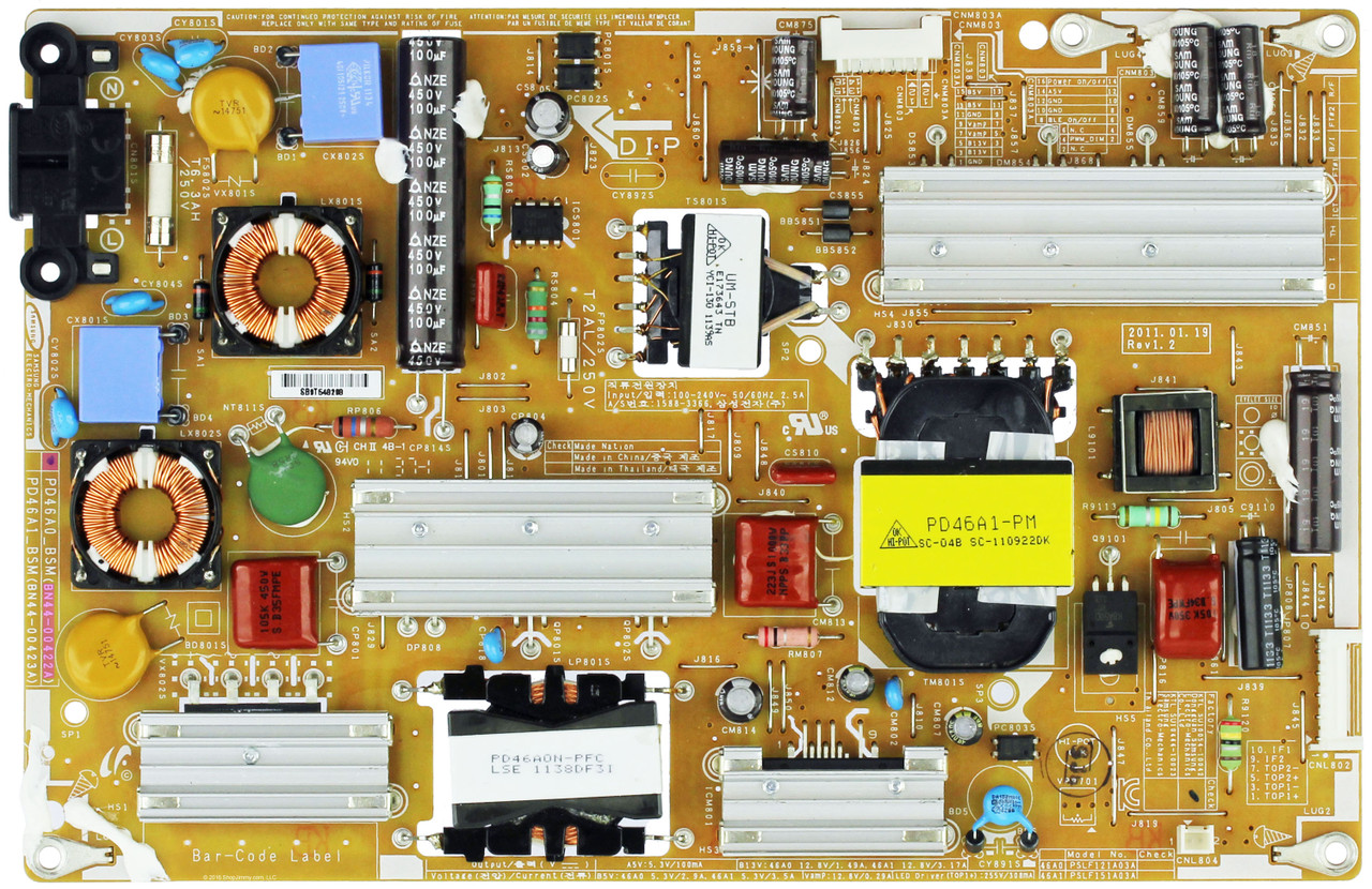 Samsung BN44-00422A (PD46A0_BDY) Power Supply Unit