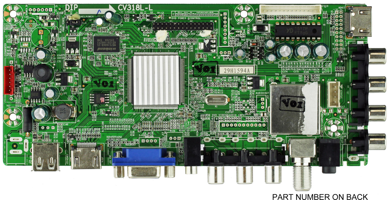Westinghouse 29H1594A (CV318L-L) Main Board for EW24T8FW