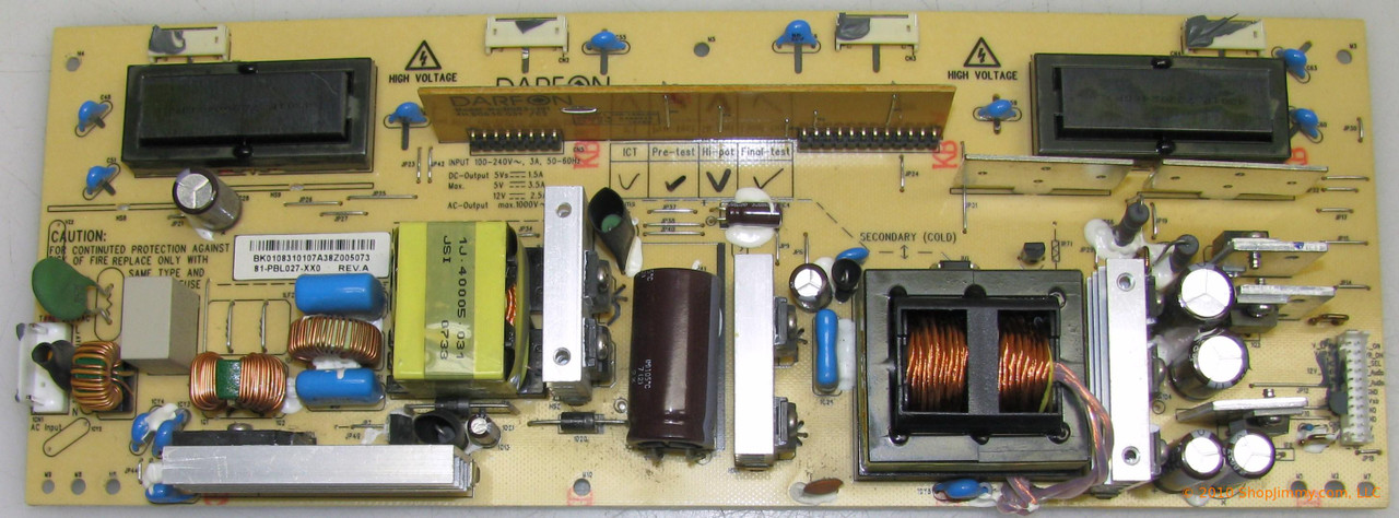 RCA 4H.B0830.031/C5 Power Supply / Backlight Inverter