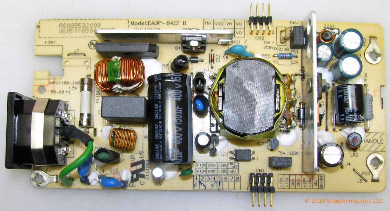 ViewSonic EADP-64CF B Power Supply for VS10859