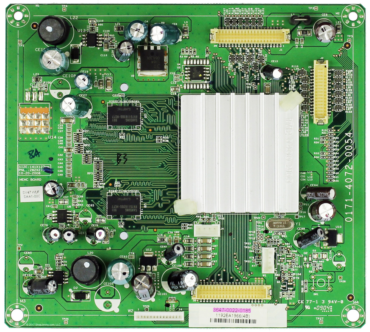 Vizio 3647-0022-0185 (0171-4072-0054) Daughter Board