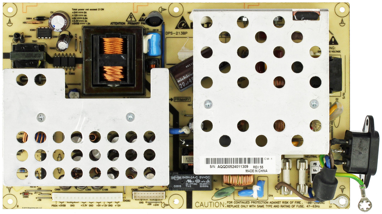 Sharp 0LTMD01300001 (DPS-213BP) Power Supply Unit Board
