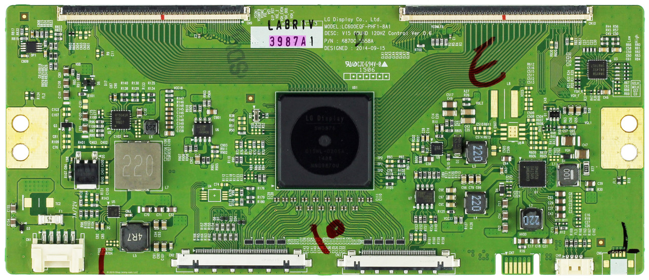 Lg 6871l 3987a 6870c 0558a T Con Board For 60uf7700 Uj 60uf7300 Ut Shopjimmy