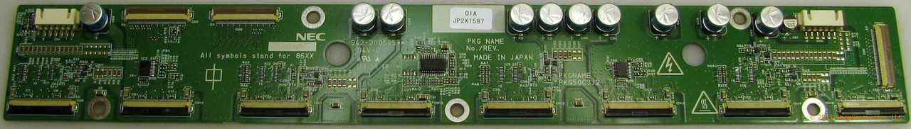 Sony 9-885-049-96 (PKG50C3J2, 942-200545) PKG50C3J2 Board