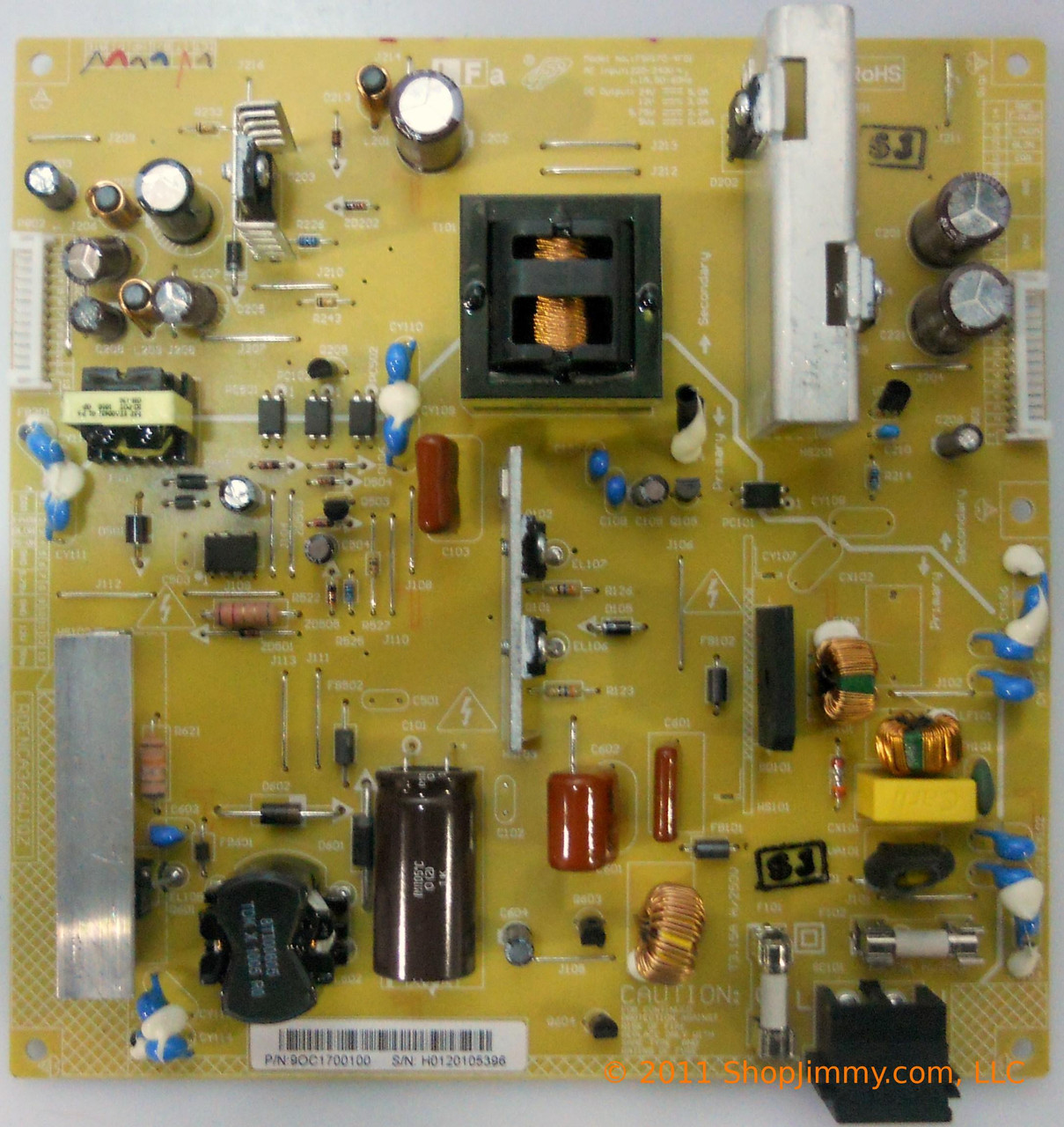 Sharp RDENCA366WJQZ (9OC1700100) Power Supply Unit