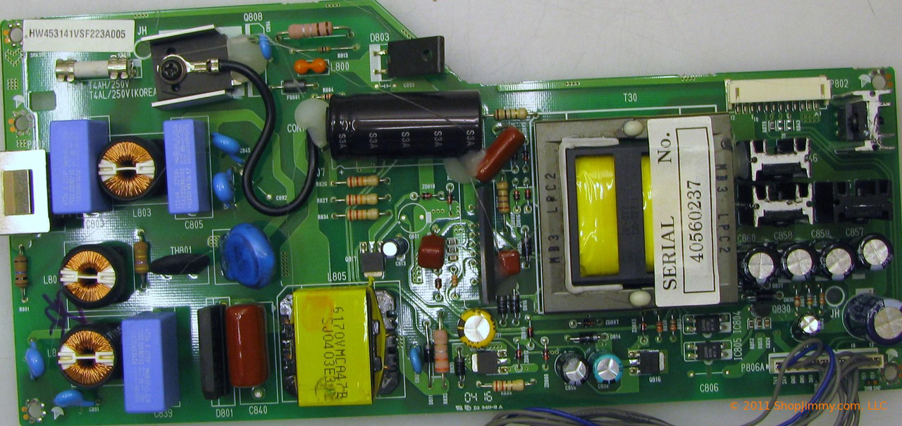 LG 6871VSMW07A (ML-027C, 6870VS1582D(4)) Power Supply Unit