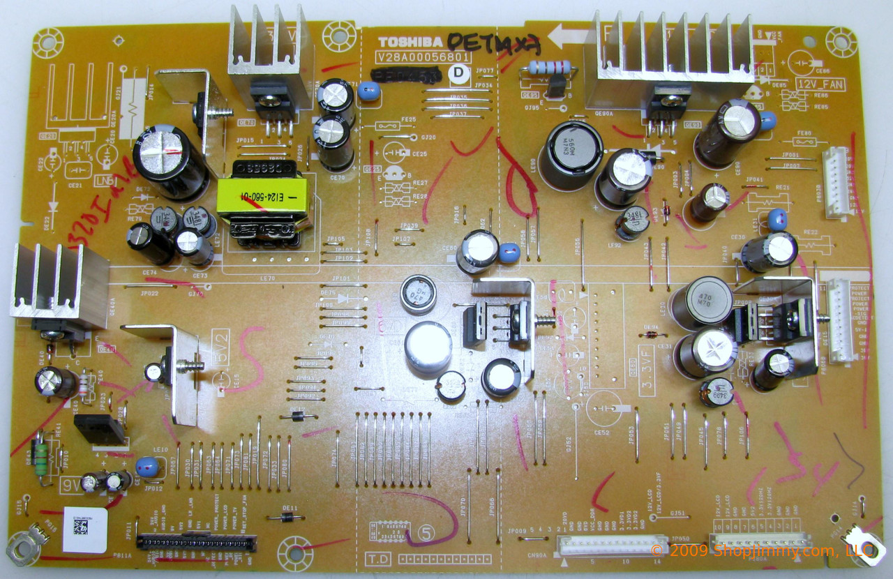 Toshiba 75011049 (PE0453D, V28A00056801) Low B Board