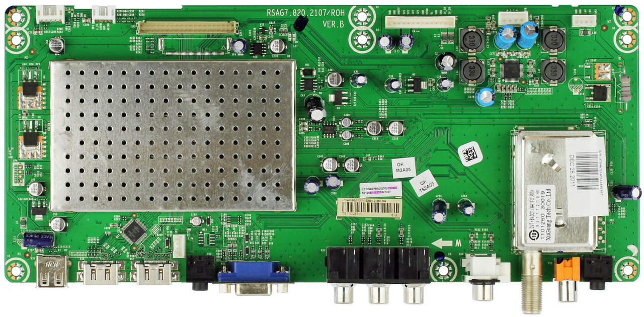 Hisense 153893 Main Board for LTDN46V86US V.1 (E110323 version--SEE DESCRIPTION)