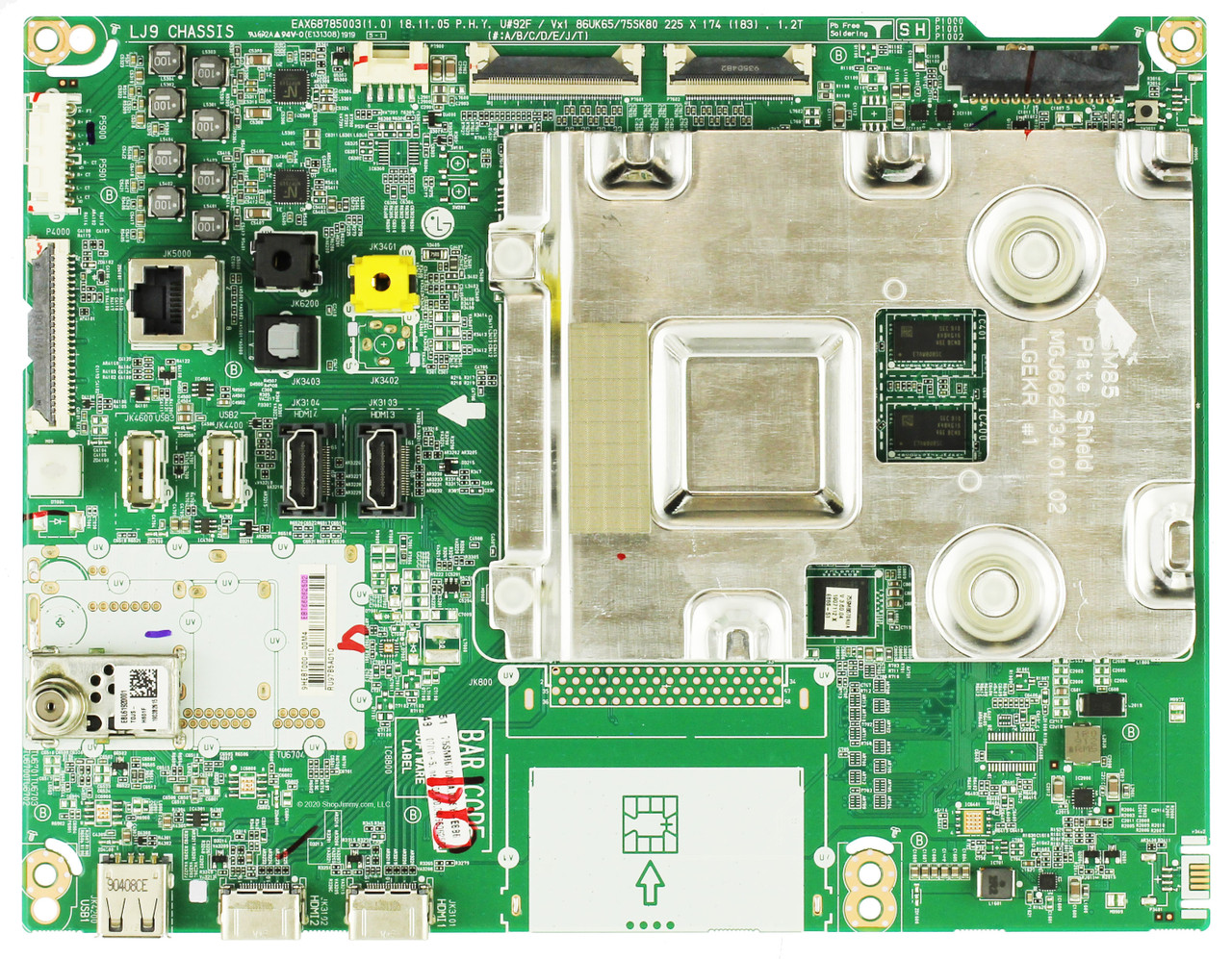 LG EBT66062502 Main Board for 75SM8670AUA.AUSYLJR
