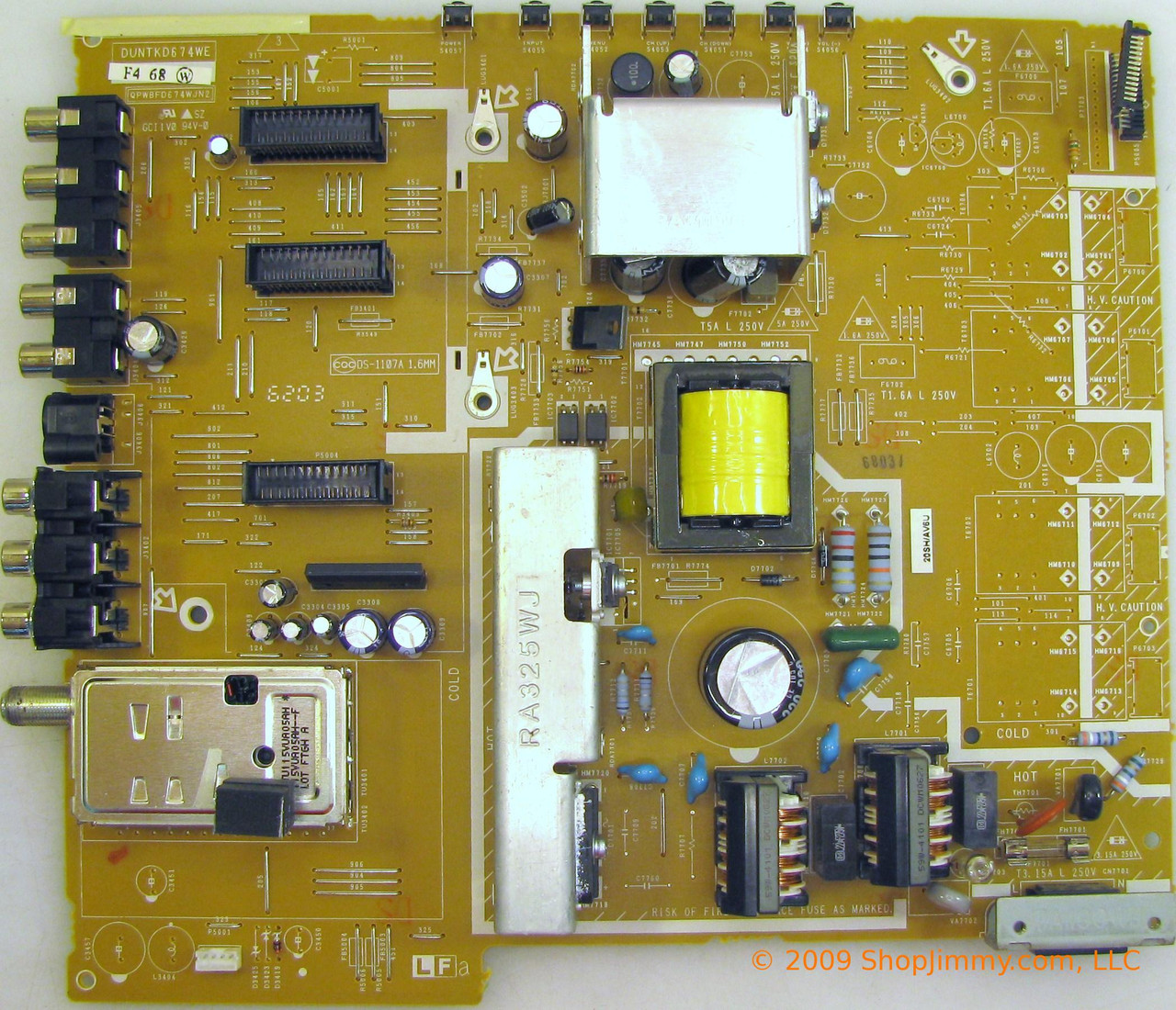 Sharp DUNTKD674FMF4 (DUNTKD674WE) Sub for LC-20AV6U