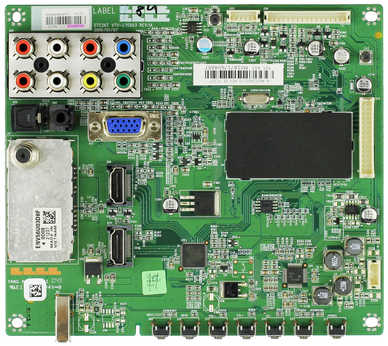 Toshiba 75022792 (461C2A51L33, TC32T) Main Board for 32C100U2