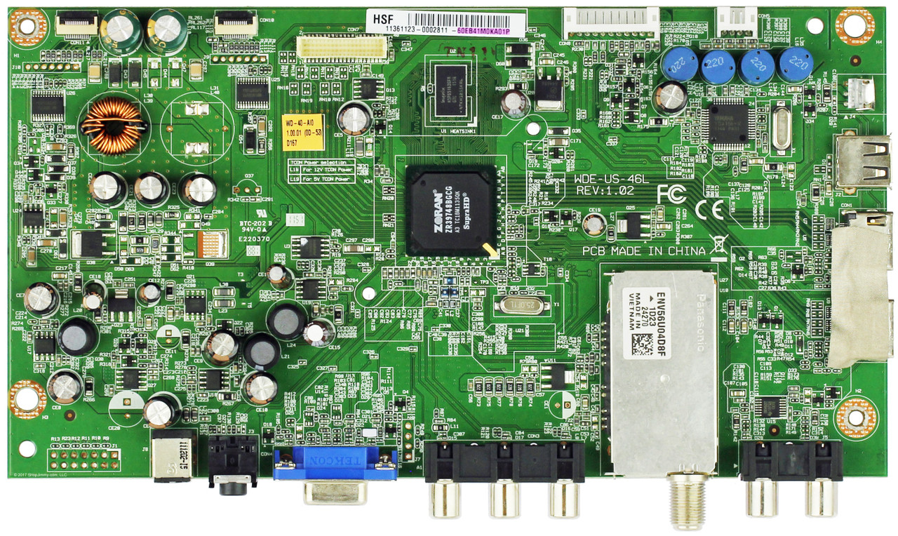 Westinghouse 69EB41M0KA01P Main Board for UW40T3PW (SEE NOTE)