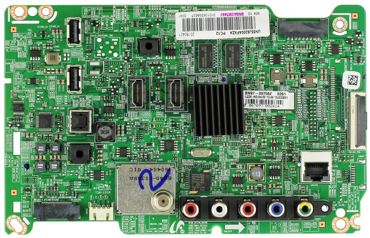 Samsung BN94-08744J Main Board for UN55J6200AFXZA (Version TS01)
