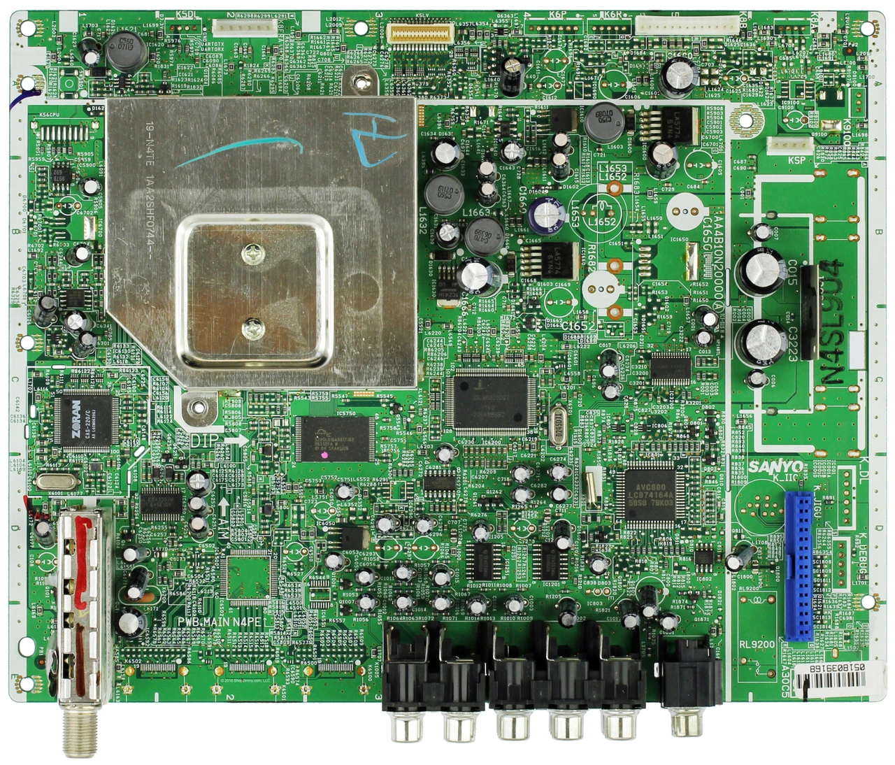 Sanyo N4SL (1AA4B10N20000) Main Board for P15647-06