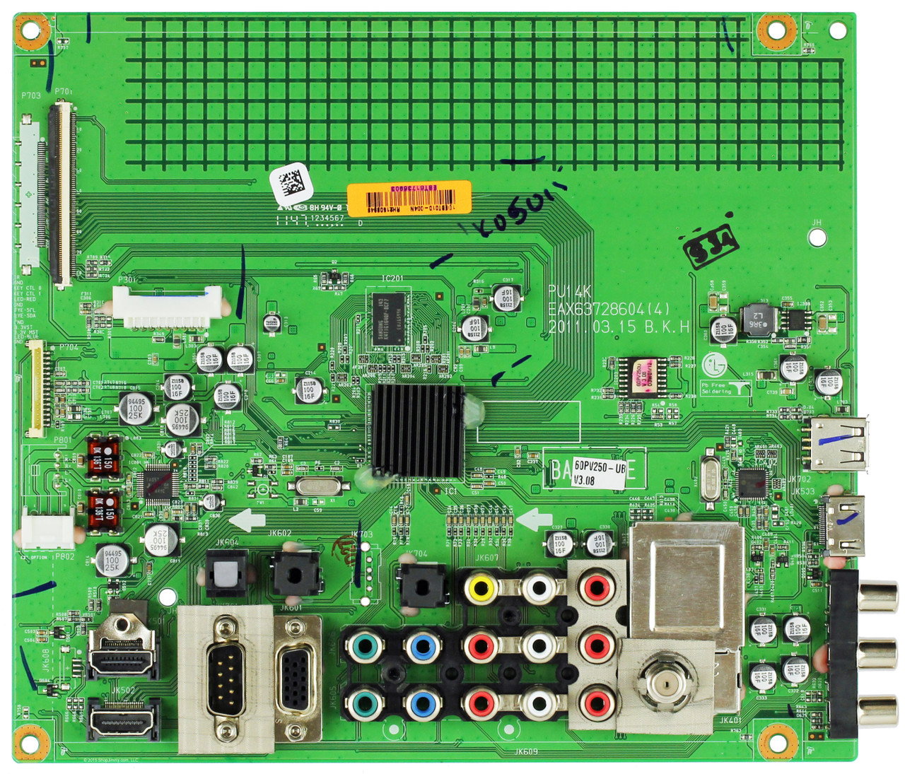 LG EBT61736903 (EAX63728604(4)) Main Board for 60PV250-UB