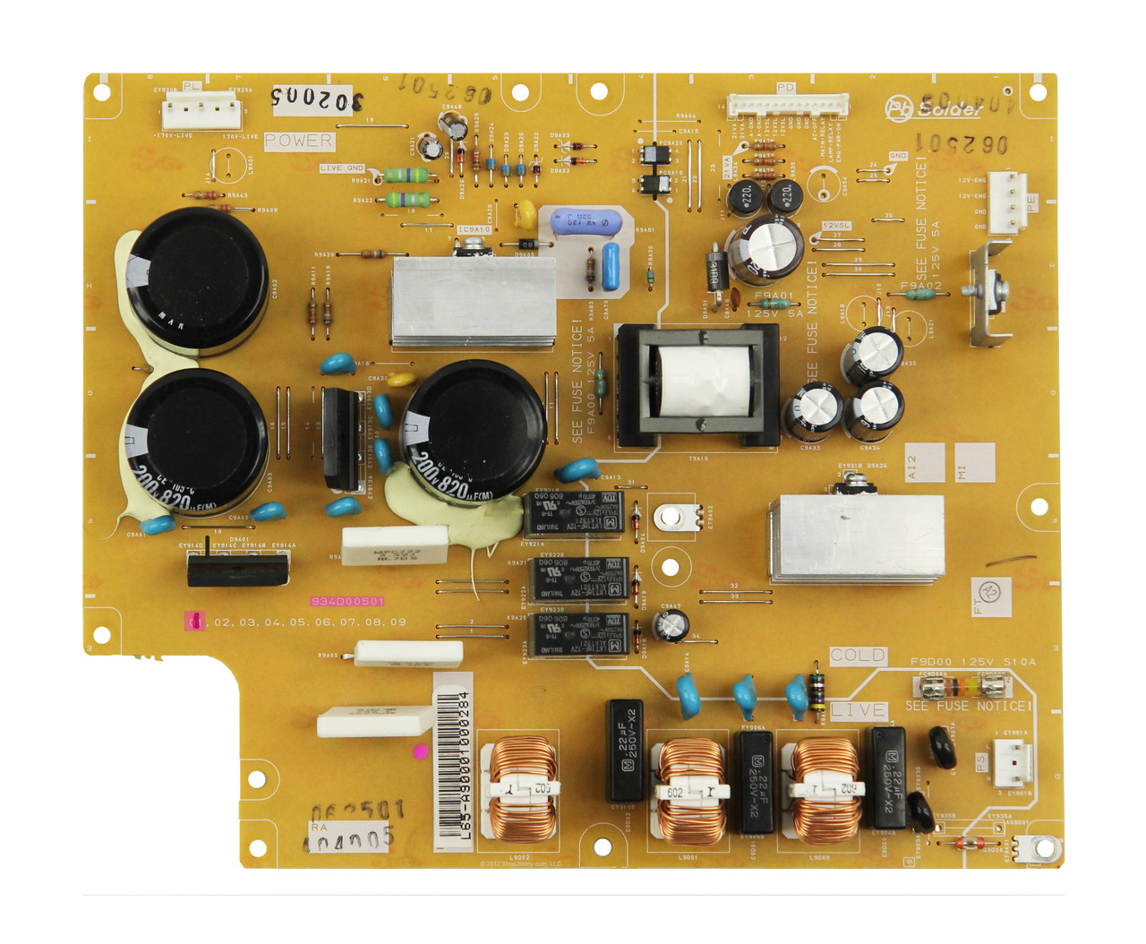 Mitsubishi 934D005001 Power Supply for L65-A90