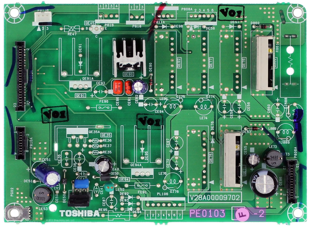 Toshiba 75002945 (V28A00009702, PE0103F-2) Lower B Board