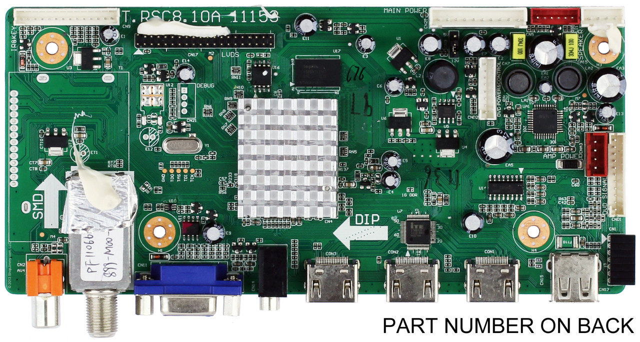1B1F1136 (T.RSC8.10A 11153, TI12007) Main Board