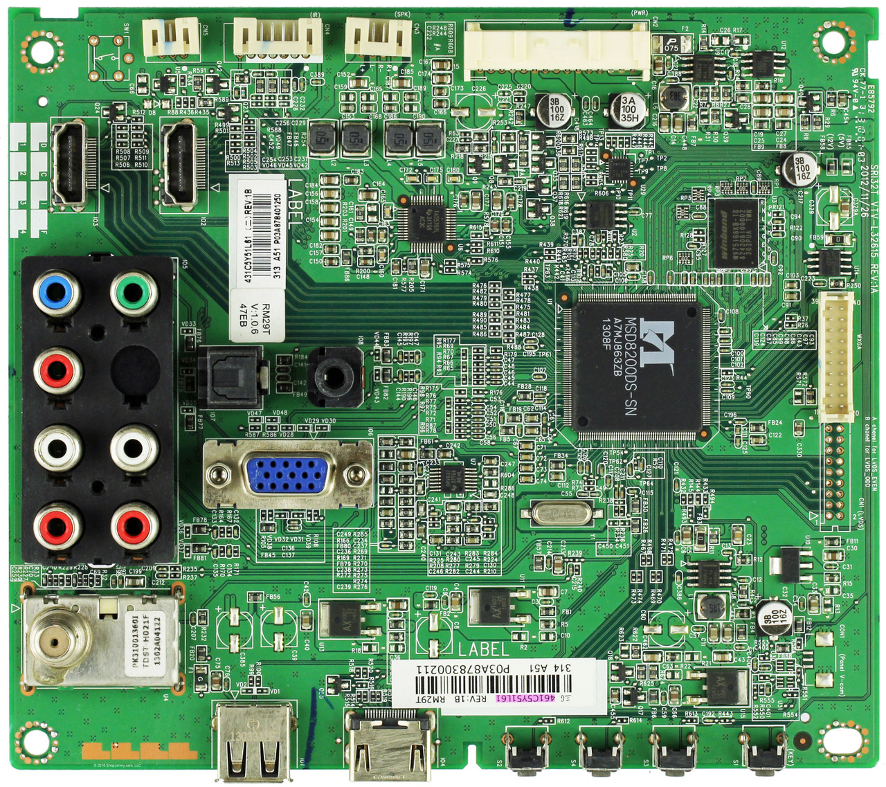 Toshiba 75033702 Main Board for 29L1350 / 29L1350U
