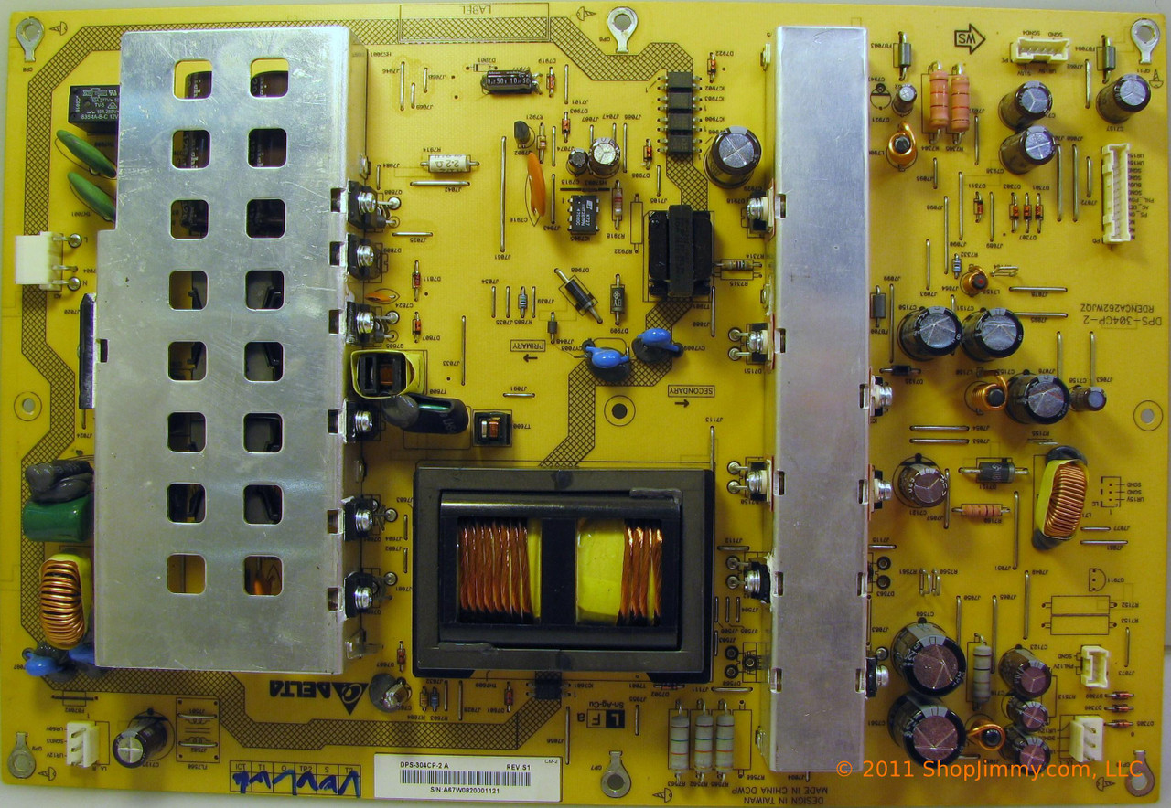 Sharp RDENCA262WJQZ (DPS-304CP-2A) Power Supply for TL-M4600