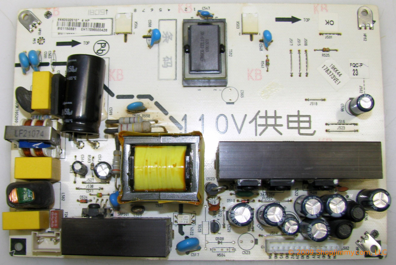 Insignia 6KK0032010 Power Supply / Backlight Inverter for NS-L19X-10A