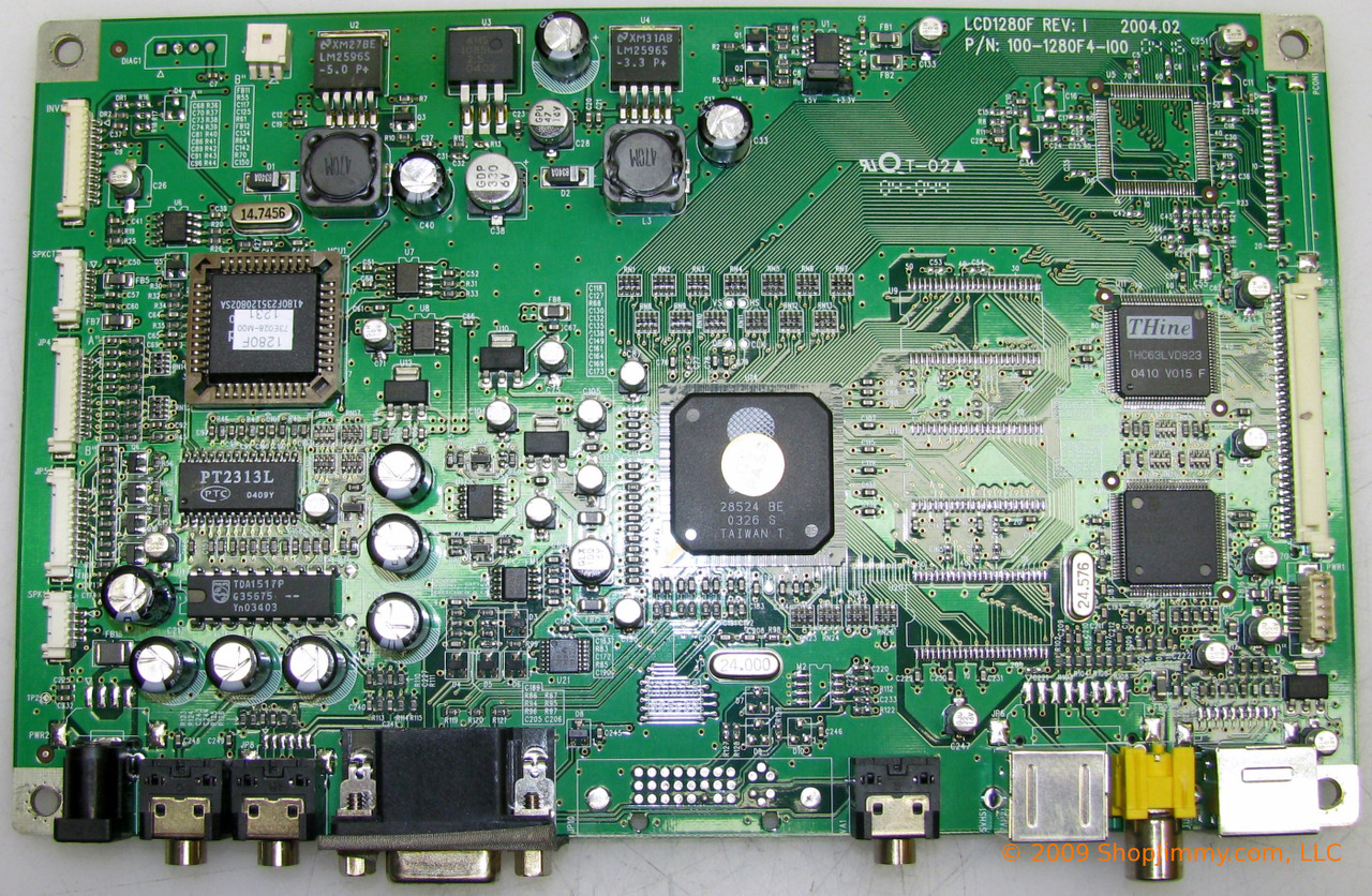 Honeywell 100-1280F4-I00 (LCD1280F) Main Board for HNLCD17