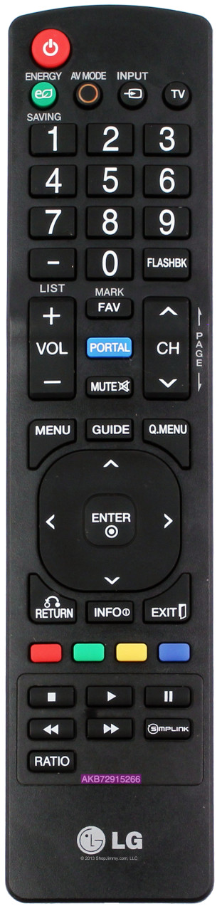 LG AKB72915266 Remote Control