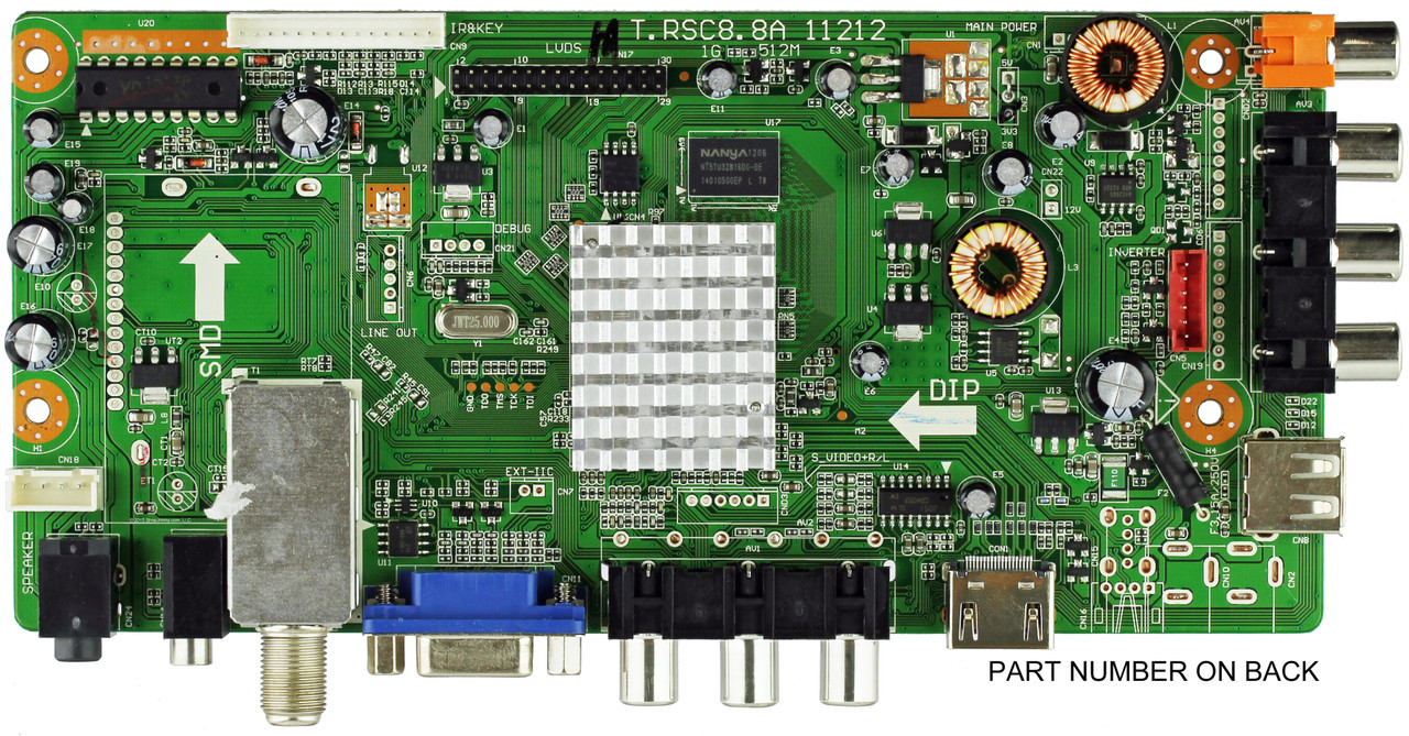 Westinghouse 1A2E1256 (T.RSC8.8A 11212) Main Board for LD-2240