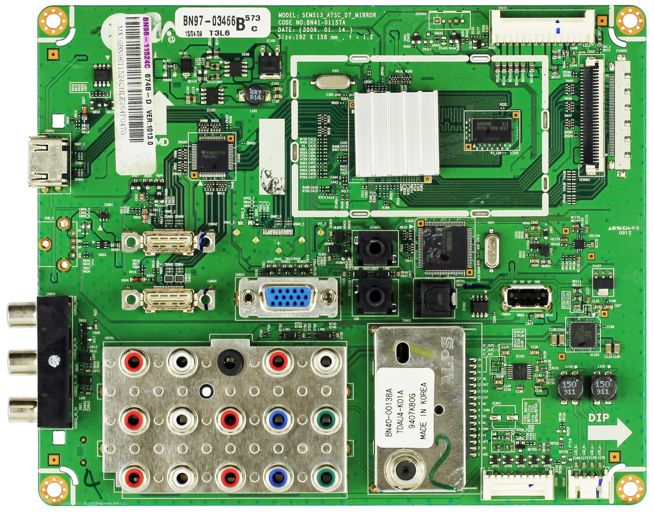 Samsung BN96-11524C (BN41-01157A) Main Board for LN32B460B2DXZA