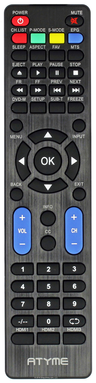 ATYME LED TV Remote Control Version 1- New