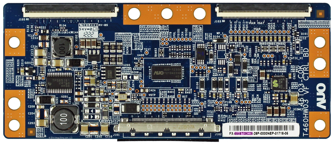 RCA 55.46T03.C28 (T370HW02) T-Con Board for 46LA45RQ