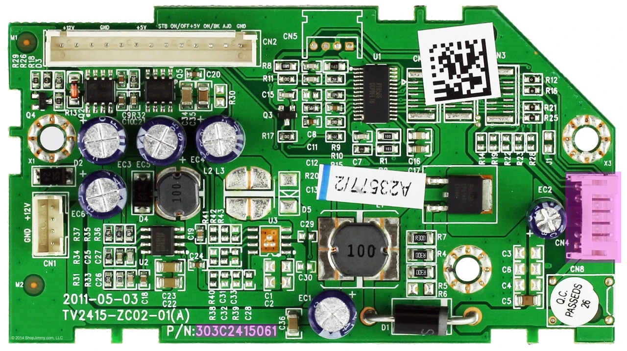 Viore 303C2415061 PC Board Version 2 (TV2415-ZC02-01(A))