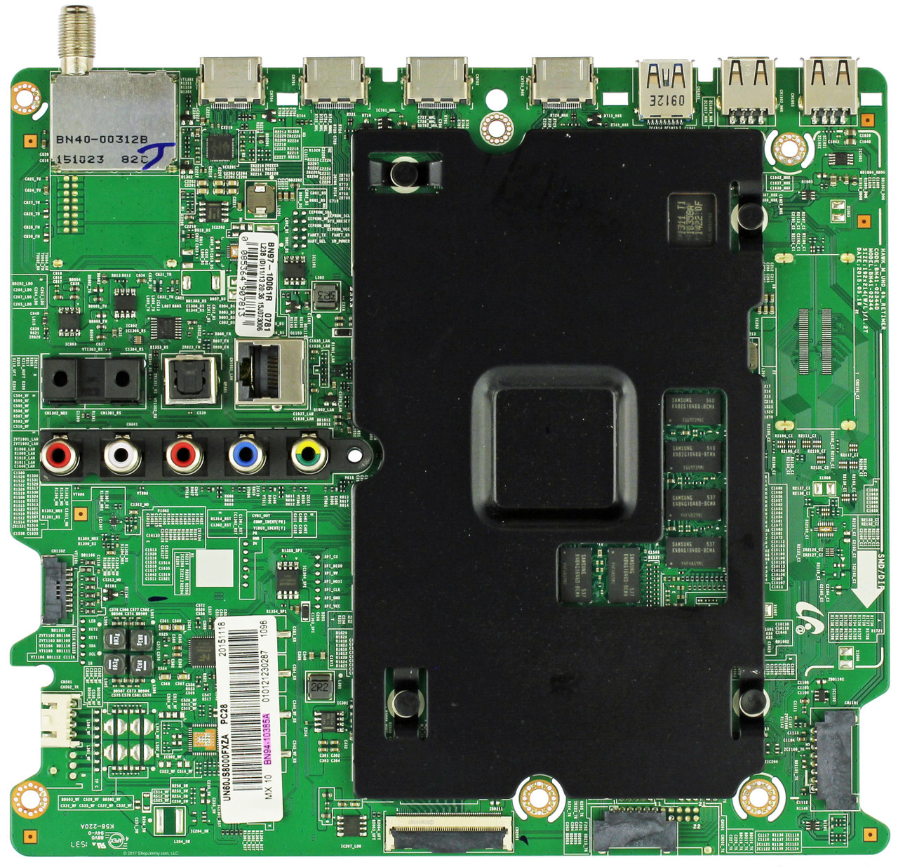 Samsung BN94-10385A Main Board for UN60JS8000FXZA (Version MD01)