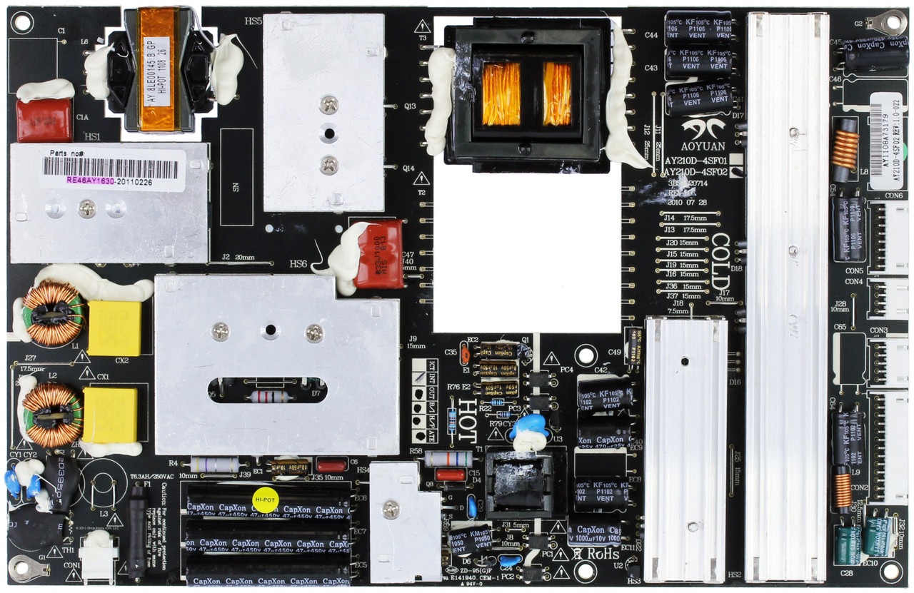 RCA RE46AY1630 (AY110A04569) Power Supply / Backlight Inverter