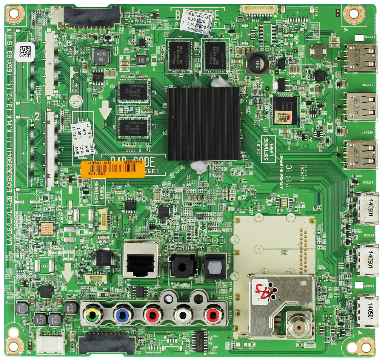 LG EBT63295702 Main Board for 50LB6300-US