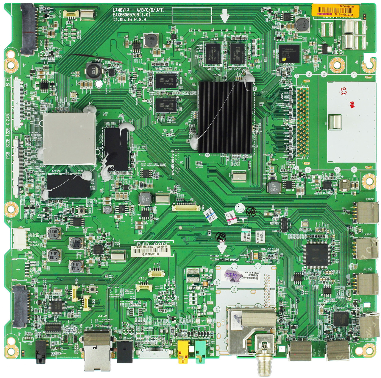 LG EBT63364304 Main Board for 55UB8300-UG.AUSWLJR