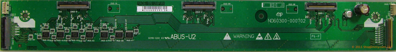 Sony 1-789-055-12 (ND60300-000702) ABUS-U2 Buffer Board