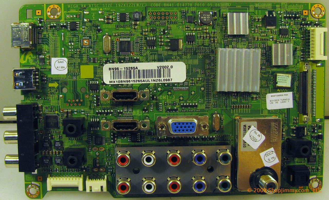Samsung BN96-15265A Main Board for LN40C530F1FXZA